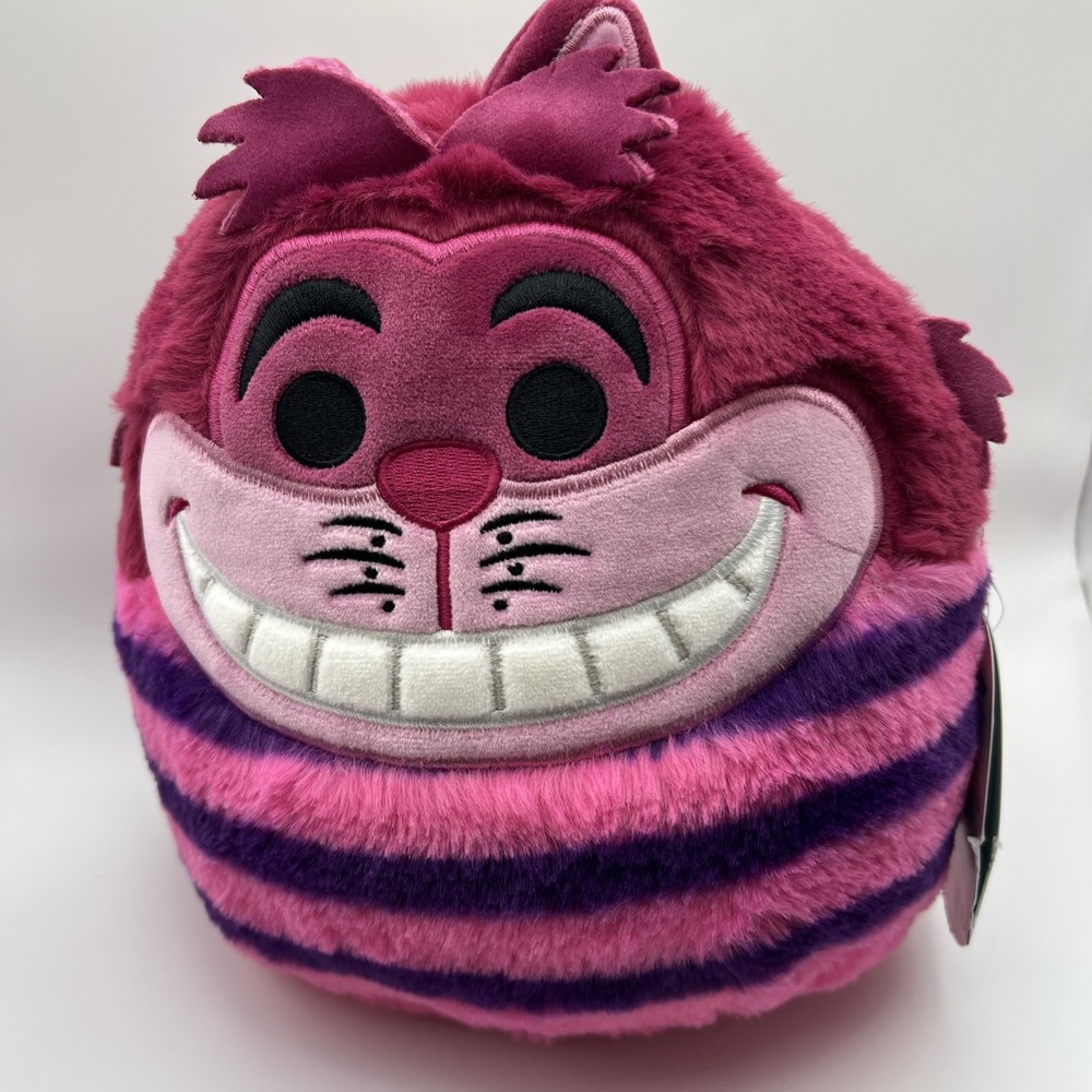 Squishmallows Cheshire Cat Plush Toy 8 Inch Alice In Wonderland Fuzzamallows New